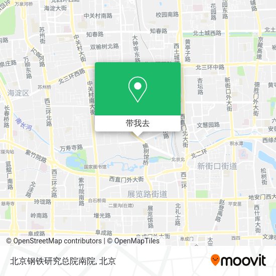北京钢铁研究总院南院地图