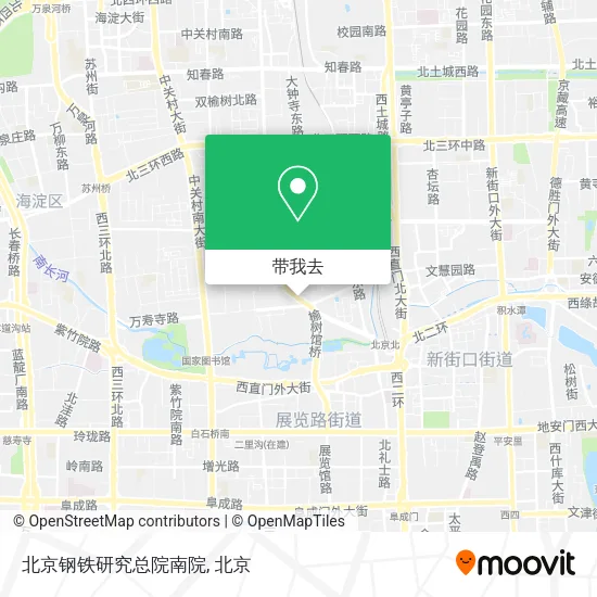 北京钢铁研究总院南院地图