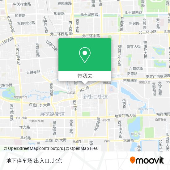 地下停车场-出入口地图