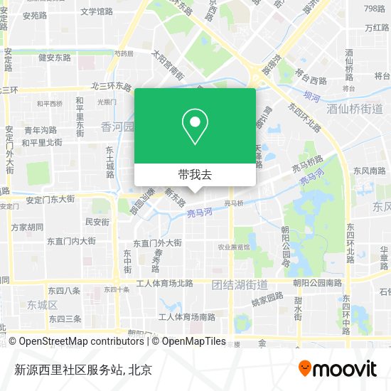 新源西里社区服务站地图
