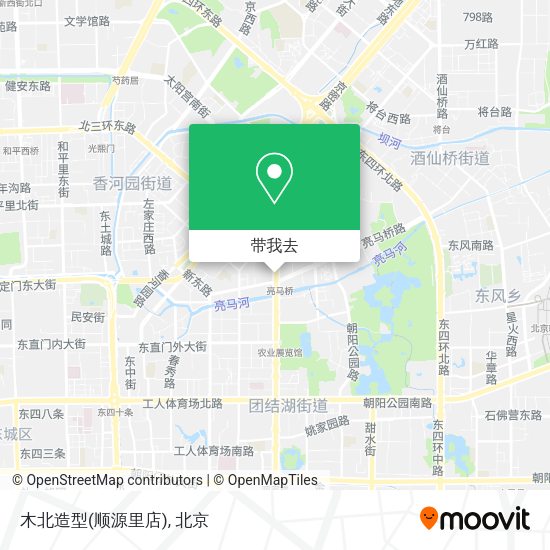 木北造型(顺源里店)地图