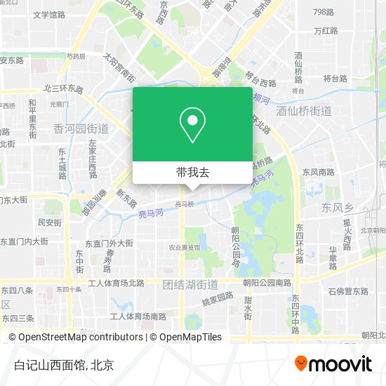 白记山西面馆地图