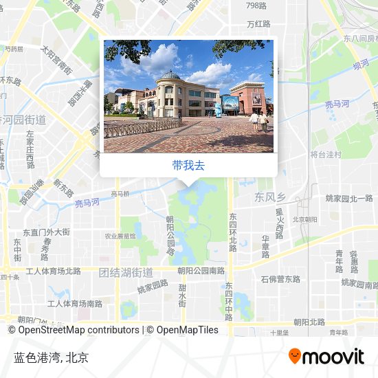 蓝色港湾地图