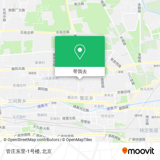 管庄东里-1号楼地图