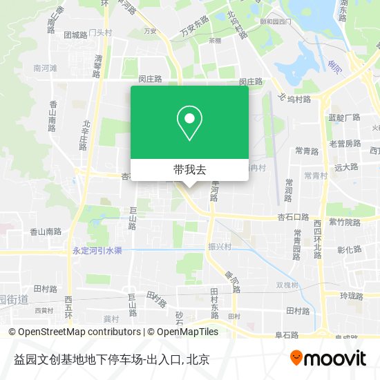 益园文创基地地下停车场-出入口地图