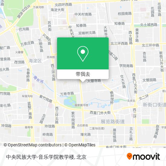 中央民族大学-音乐学院教学楼地图