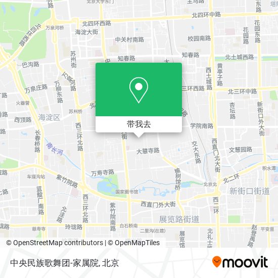中央民族歌舞团-家属院地图