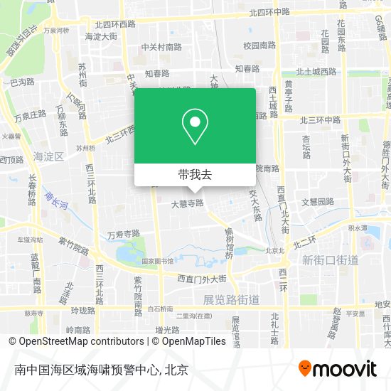 南中国海区域海啸预警中心地图