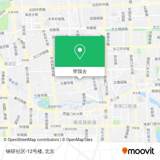 钢研社区-12号楼地图