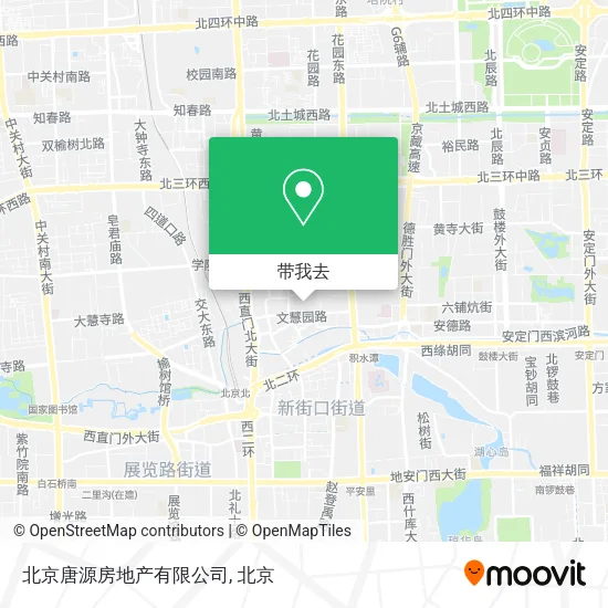 北京唐源房地产有限公司地图