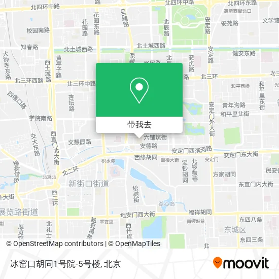 冰窑口胡同1号院-5号楼地图