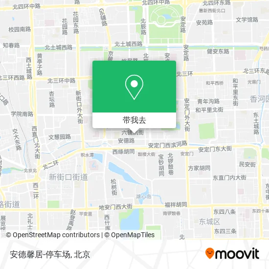 安德馨居-停车场地图