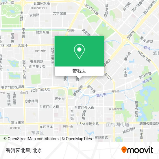 香河园北里地图