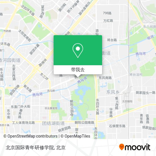 北京国际青年研修学院地图