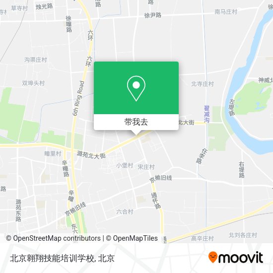 北京翱翔技能培训学校地图