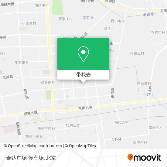 泰达广场-停车场地图