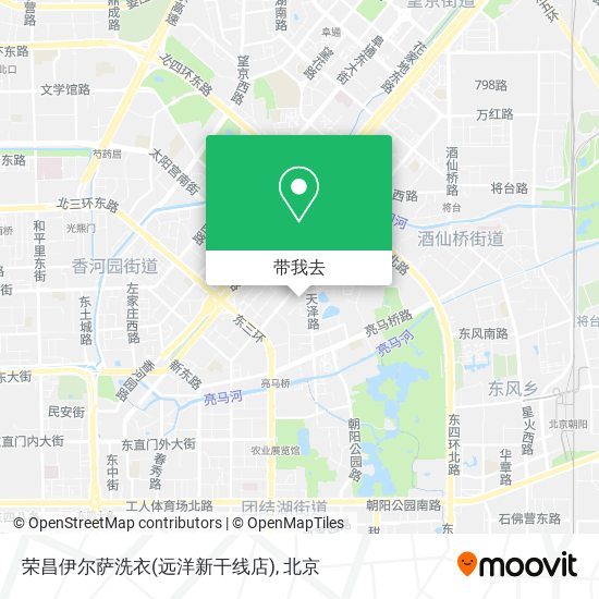 荣昌伊尔萨洗衣(远洋新干线店)地图