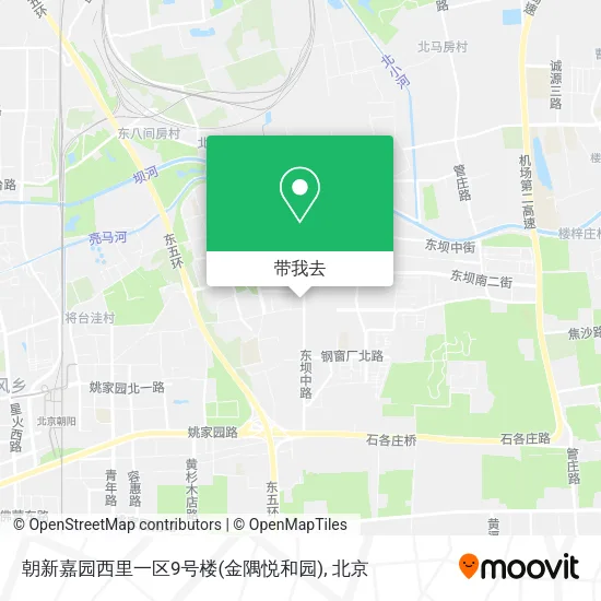 朝新嘉园西里一区9号楼(金隅悦和园)地图