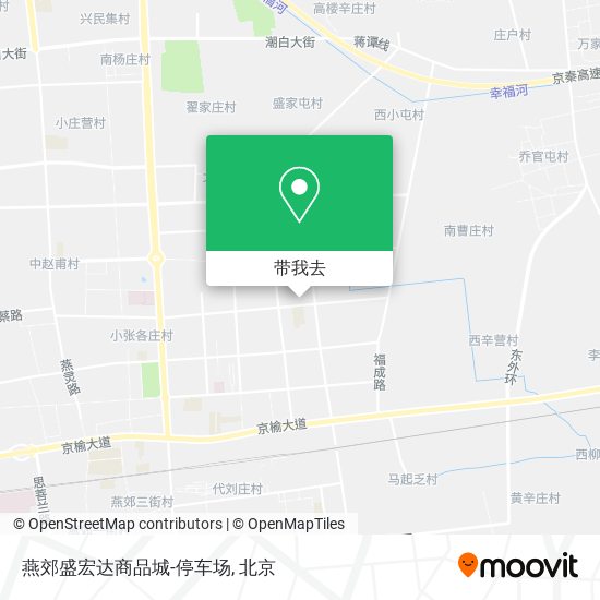 燕郊盛宏达商品城-停车场地图