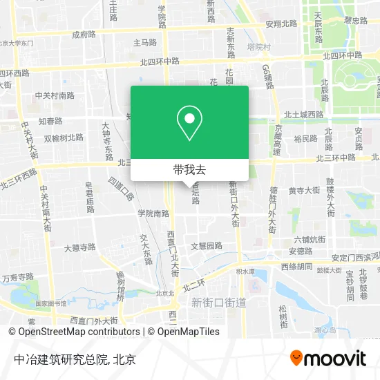 中冶建筑研究总院地图