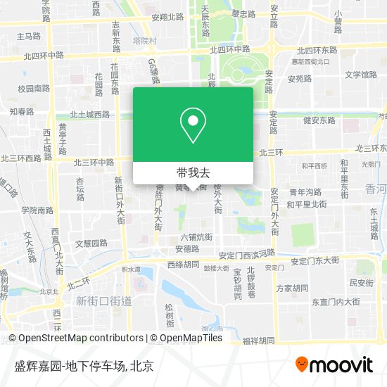 盛辉嘉园-地下停车场地图