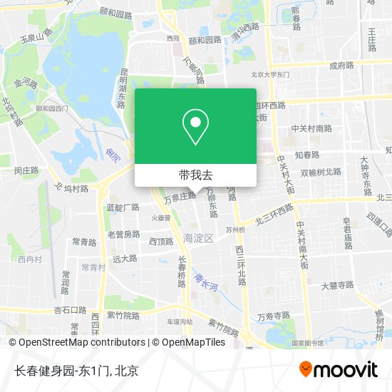 长春健身园-东1门地图