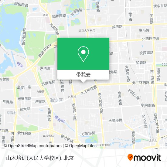 山木培训(人民大学校区)地图
