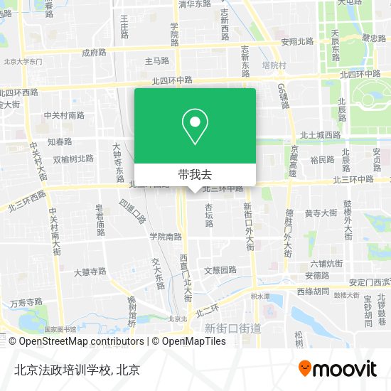 北京法政培训学校地图