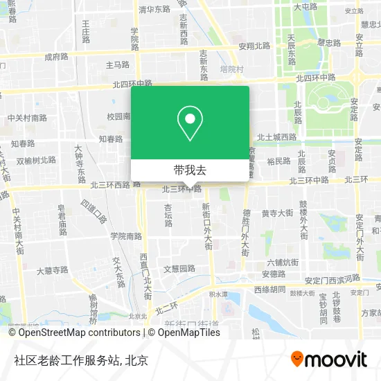 社区老龄工作服务站地图