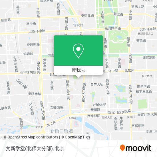 文新学堂(北师大分部)地图