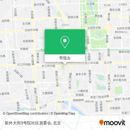 新外大街3号院社区居委会地图