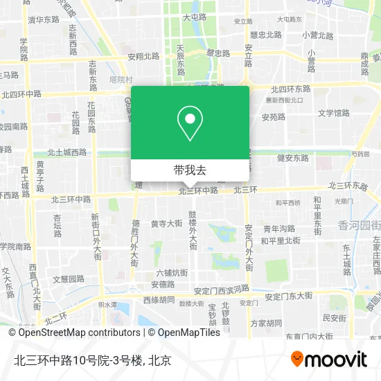 北三环中路10号院-3号楼地图