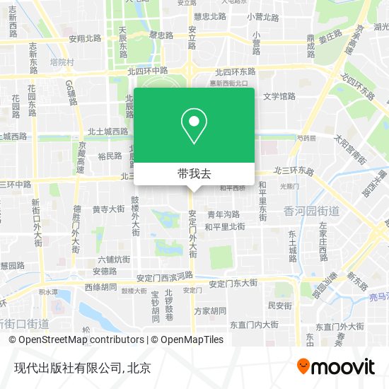 现代出版社有限公司地图