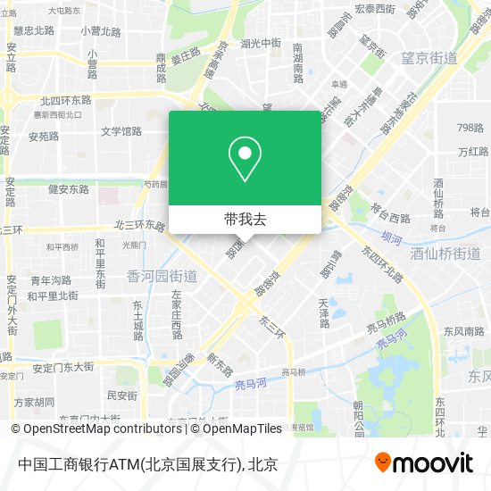 中国工商银行ATM(北京国展支行)地图