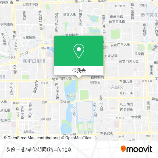 恭俭一巷/恭俭胡同(路口)地图