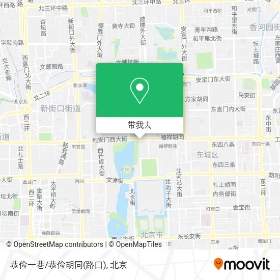 恭俭一巷/恭俭胡同(路口)地图