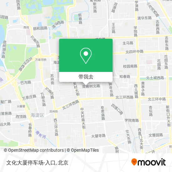 文化大厦停车场-入口地图