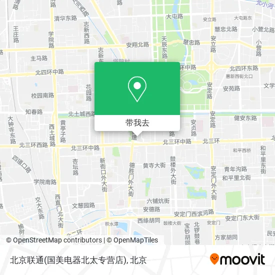 北京联通(国美电器北太专营店)地图
