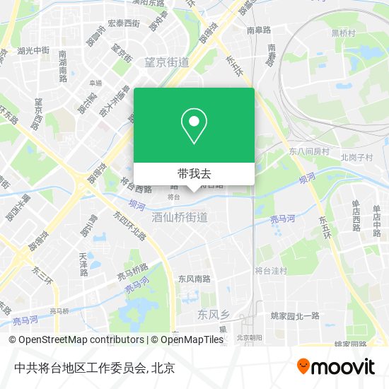 中共将台地区工作委员会地图