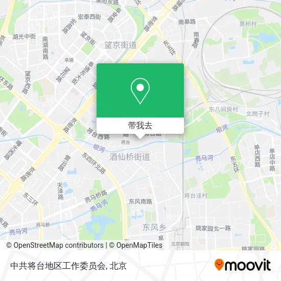 中共将台地区工作委员会地图