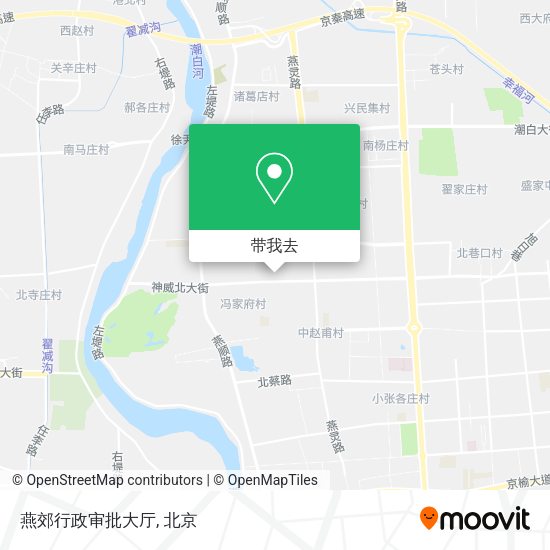 燕郊行政审批大厅地图