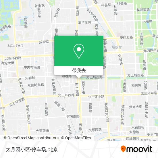 太月园小区-停车场地图