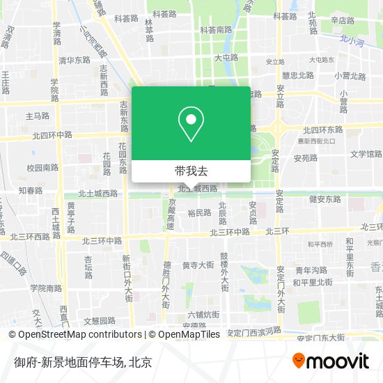 御府-新景地面停车场地图