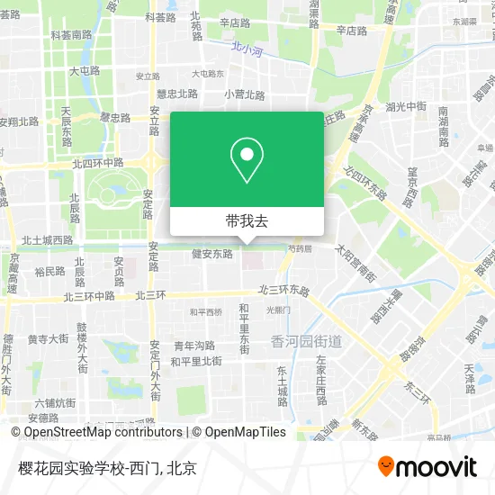 樱花园实验学校-西门地图