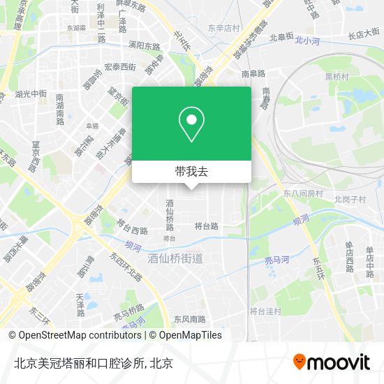 北京美冠塔丽和口腔诊所地图