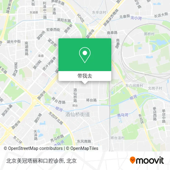 北京美冠塔丽和口腔诊所地图