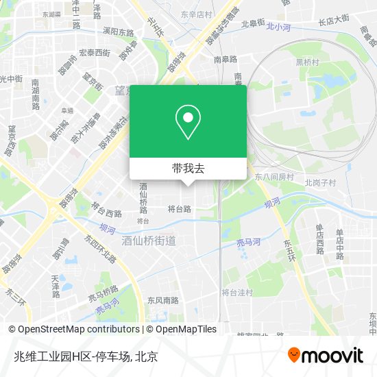 兆维工业园H区-停车场地图