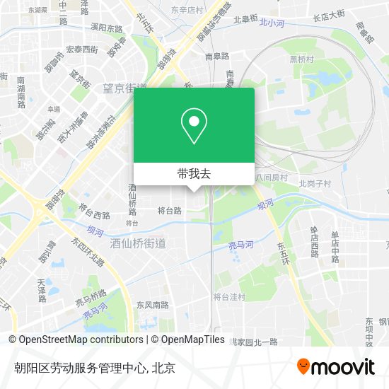 朝阳区劳动服务管理中心地图