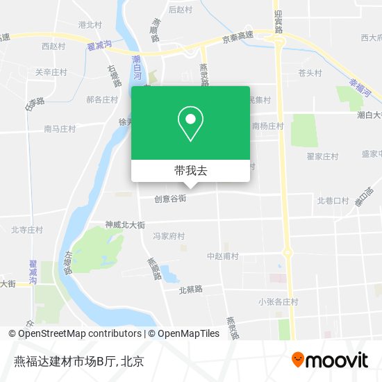 燕福达建材市场B厅地图