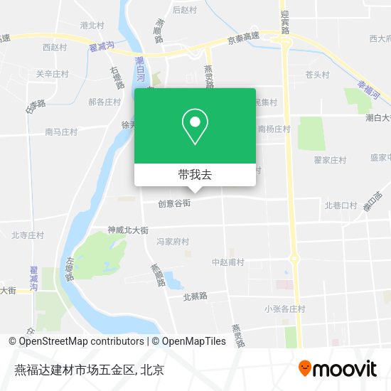 燕福达建材市场五金区地图